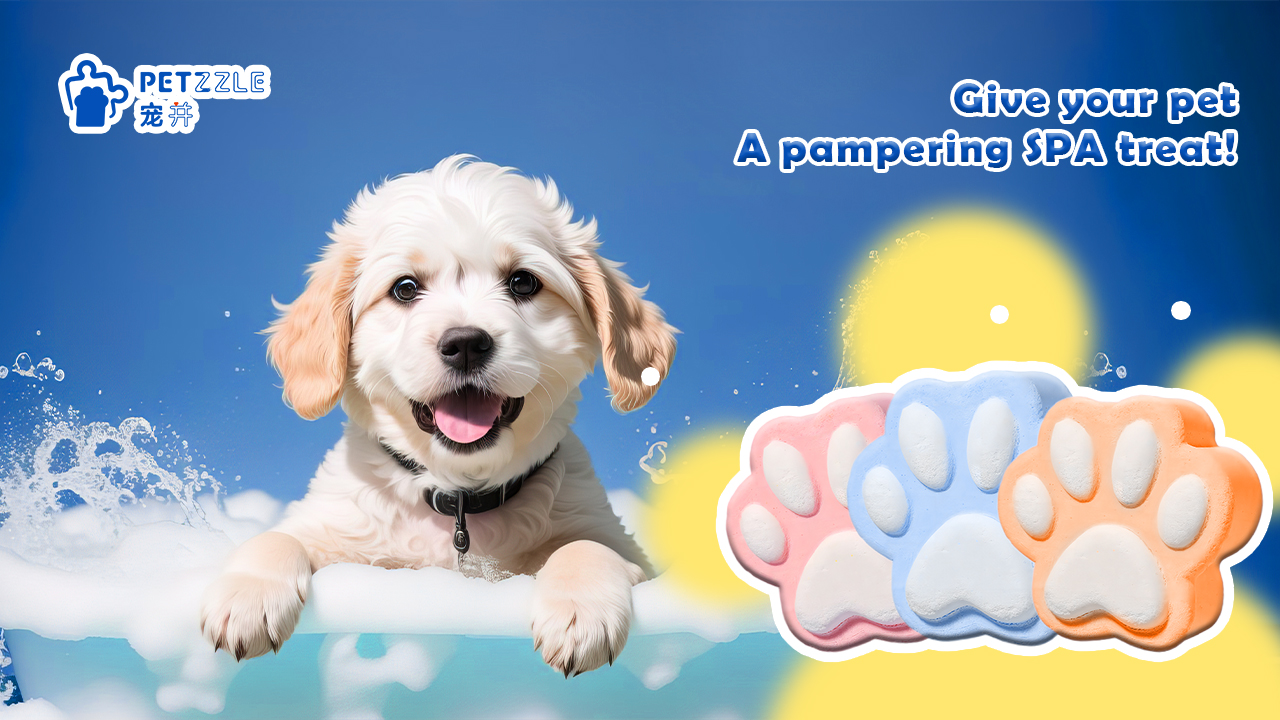 Bath salts specially designed for pets.