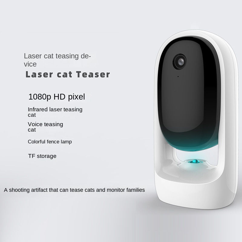 Video Monitoring Voice Interactive Laser Cat Teaser