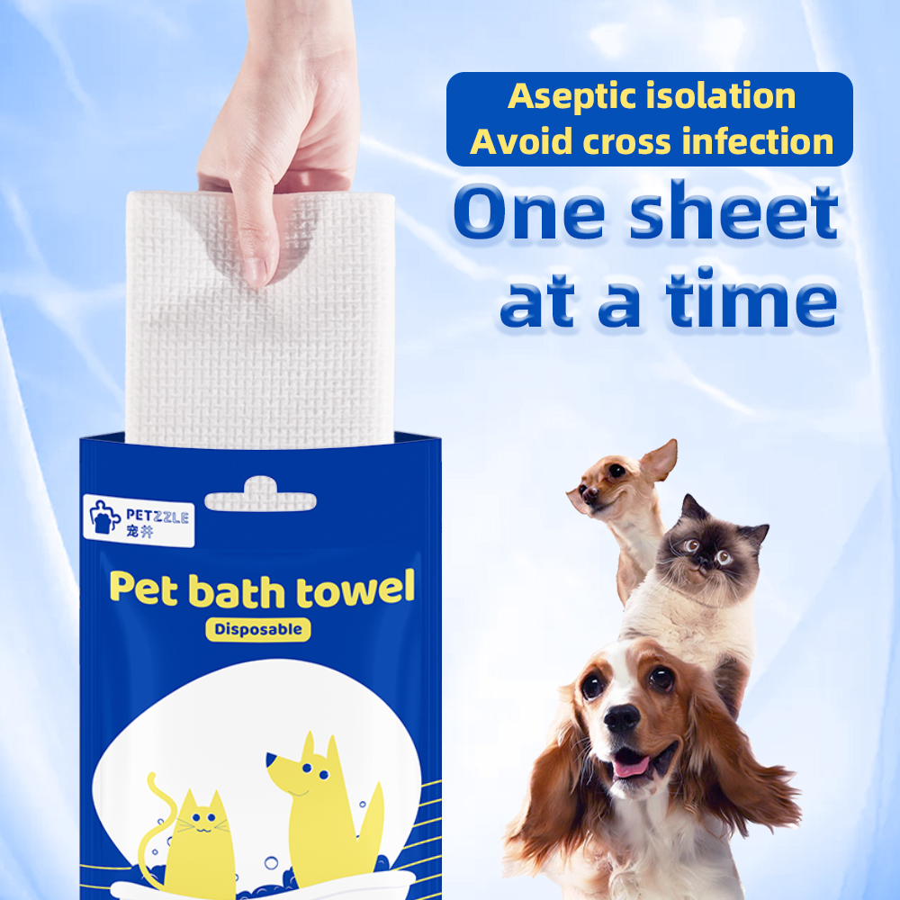 PETZZLE-Pet disposable bath towel