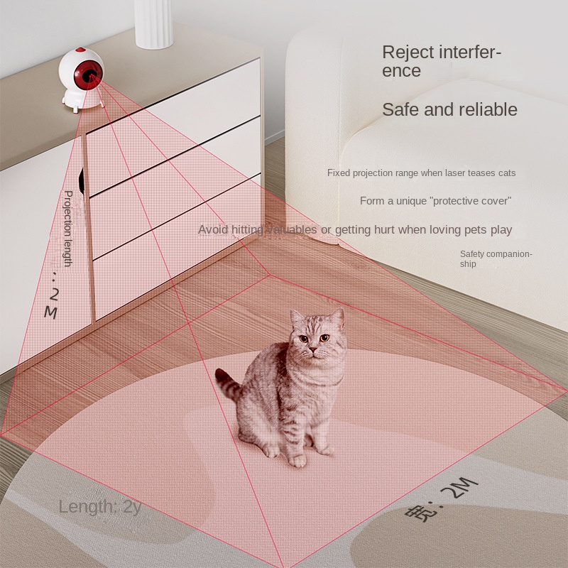  Intelligent Interactive Infrared Cat Teaser