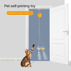 Door Hanging Elastic Feather Cat Teaser Stick 