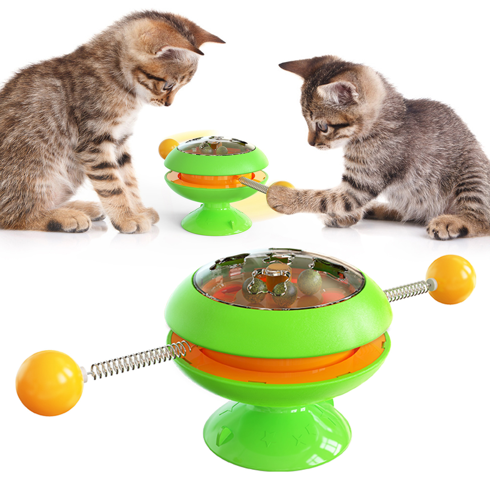 Catnip ball teasing cat turntable cat toys