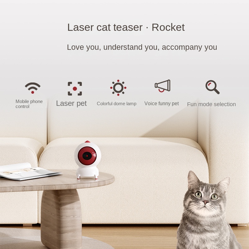  Intelligent Interactive Infrared Cat Teaser