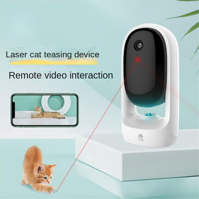 Video Monitoring Voice Interactive Laser Cat Teaser